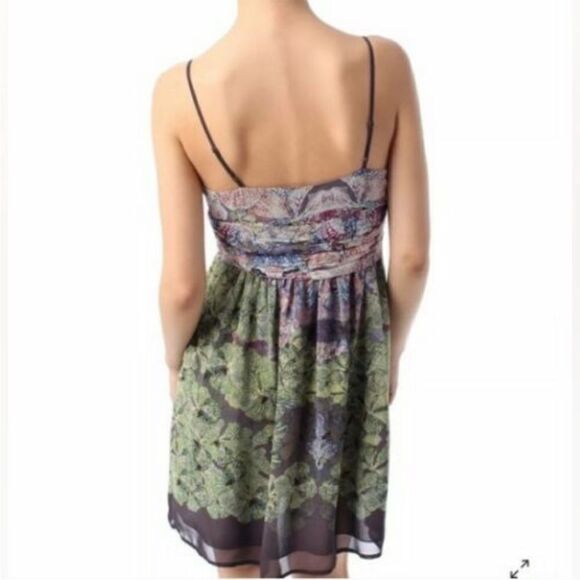 Anthropologie Staring At Stars Mini Chiffon Dress - Picture 4 of 11